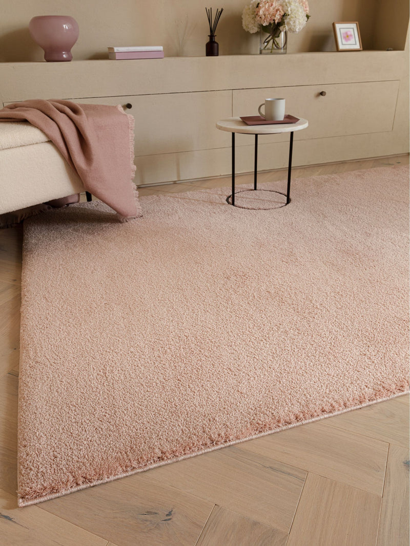 Asiatic Rugs Pink Como shaggy rug (British brand)