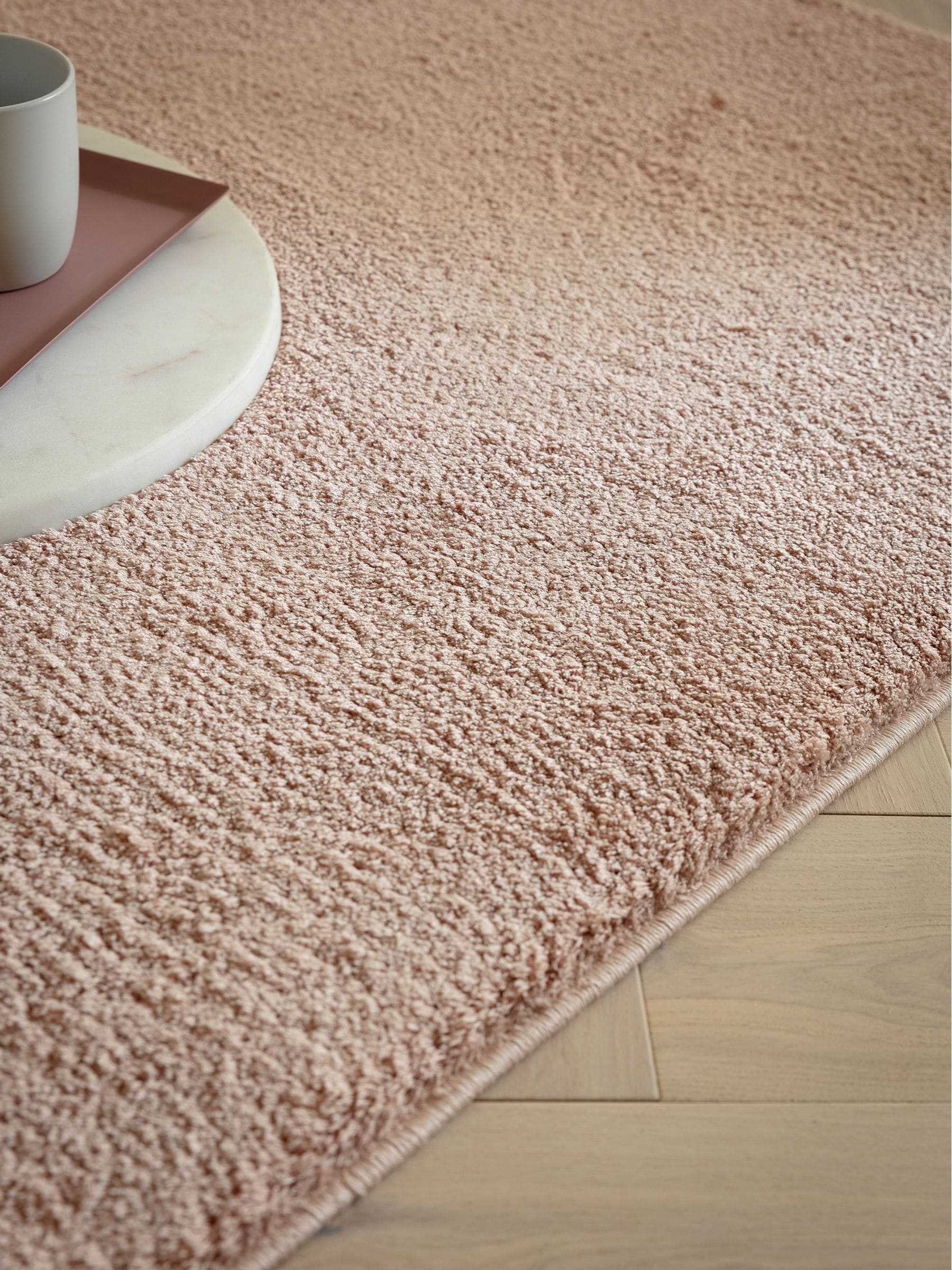 Asiatic Rugs Pink Como shaggy rug (British brand)