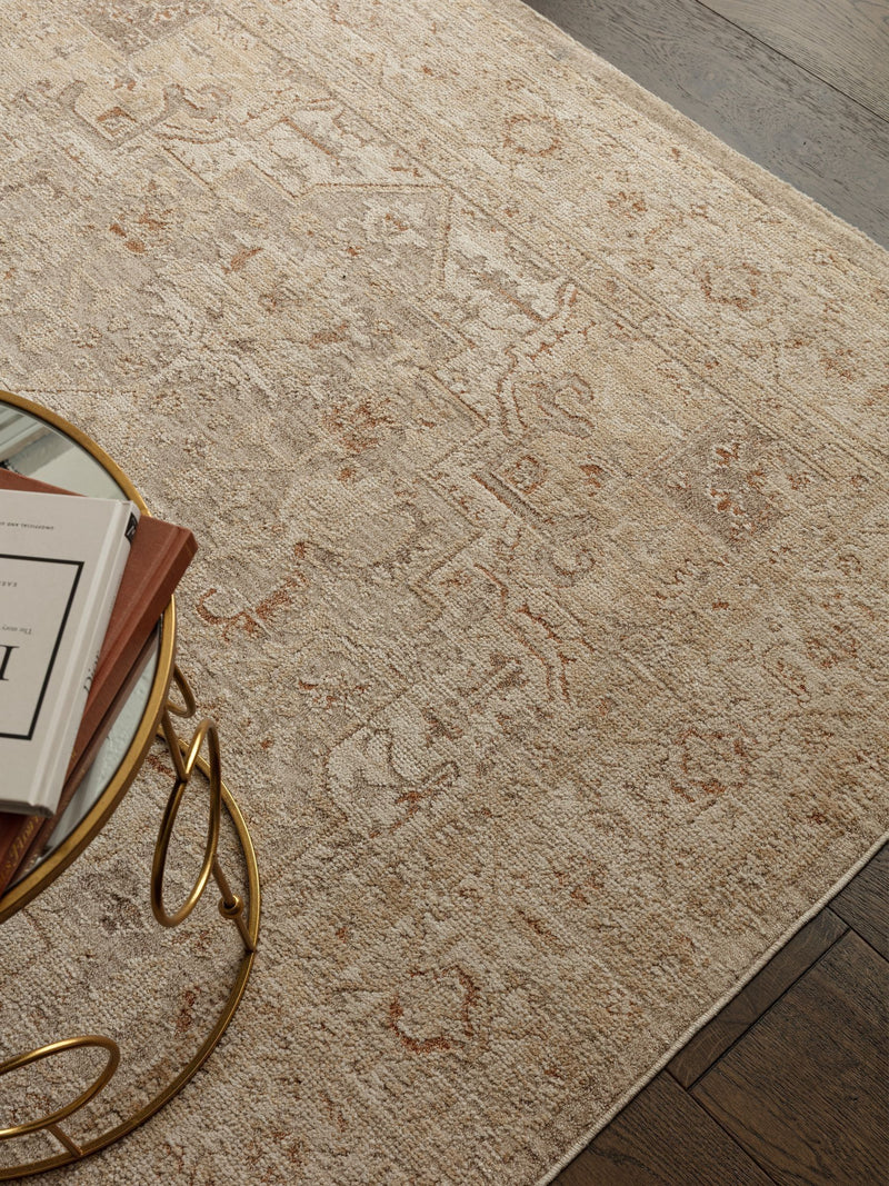 Asiatic Rugs beige polyester Heriz Serapi rug, UK version