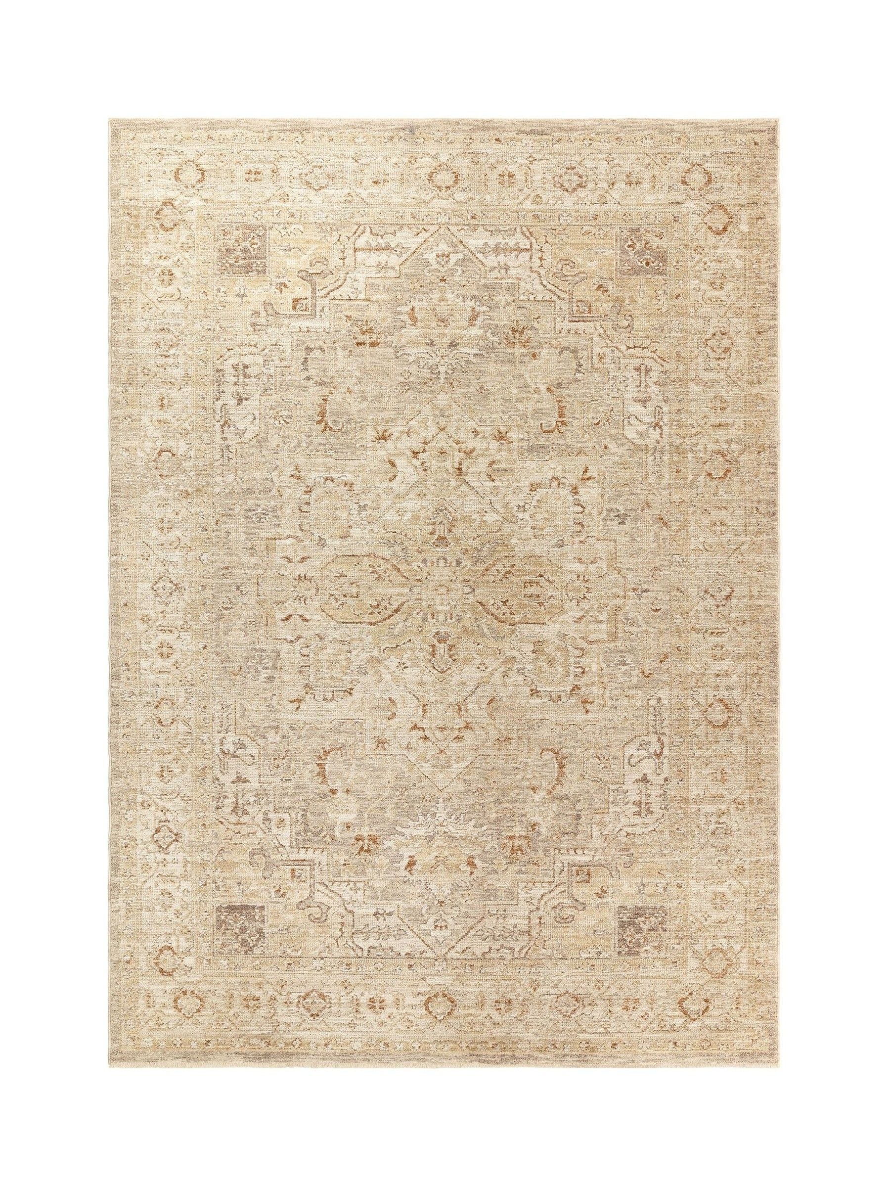 Asiatic Rugs beige polyester Heriz Serapi rug, UK version