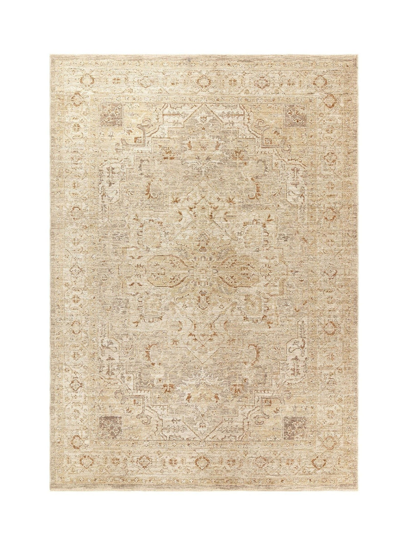 Asiatic Rugs beige polyester Heriz Serapi rug, UK version