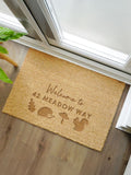 PMC personalised autumn doormat 60x40cm, imported from the UK