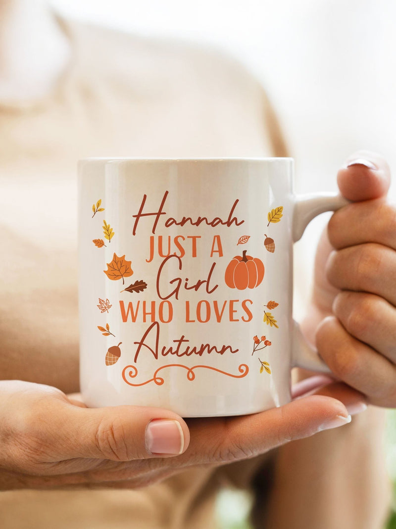 PMC personalised autumn mug 11oz - British product