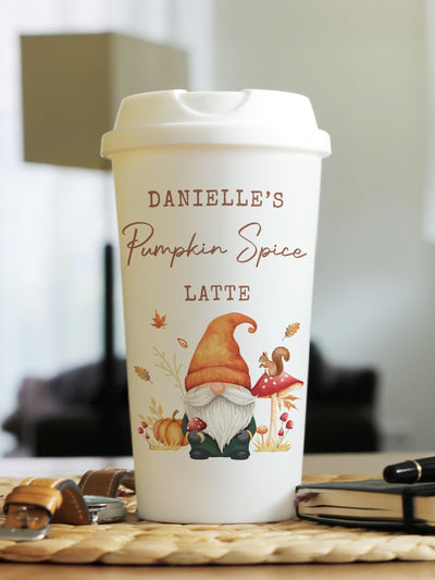 Next PMC Personalised Autumn Gonk Travel Cup- Buy online at McGrocer