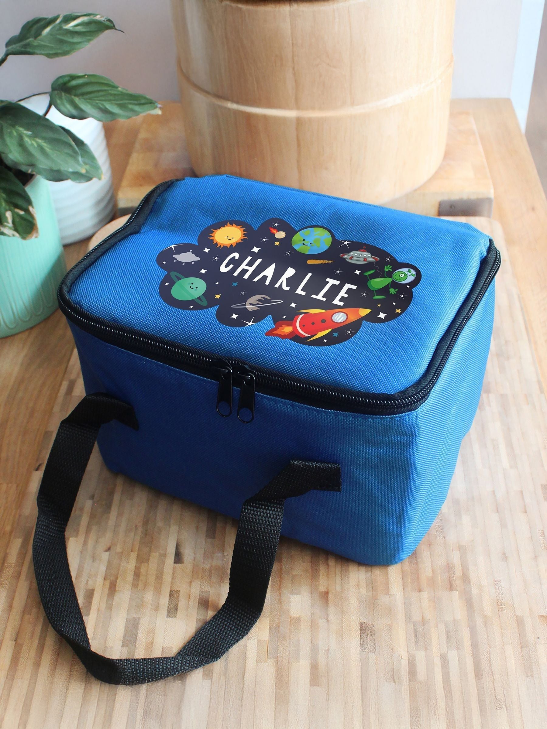 PMC personalised space lunch bag, UK version