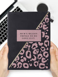 PMC leopard print notebook A5, imported from the UK