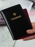 PMC personalised gold plane passport holder, imported from the UK