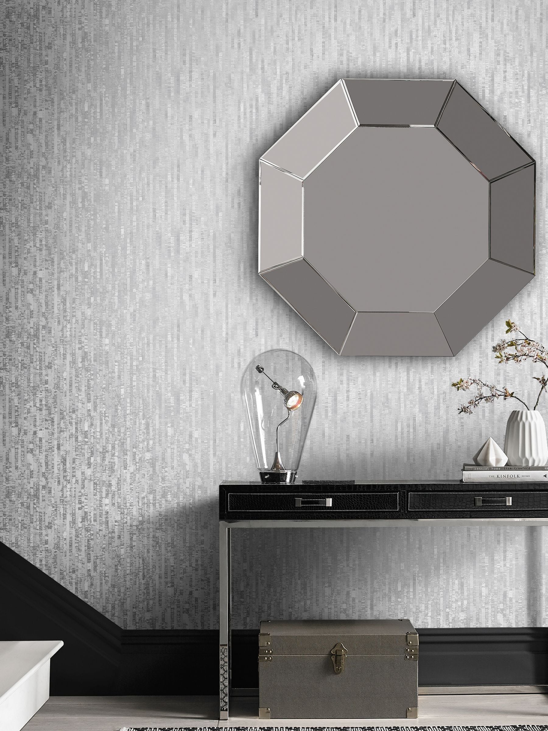 Graham & Brown Betula metallic wallpaper sample A4 - British brand