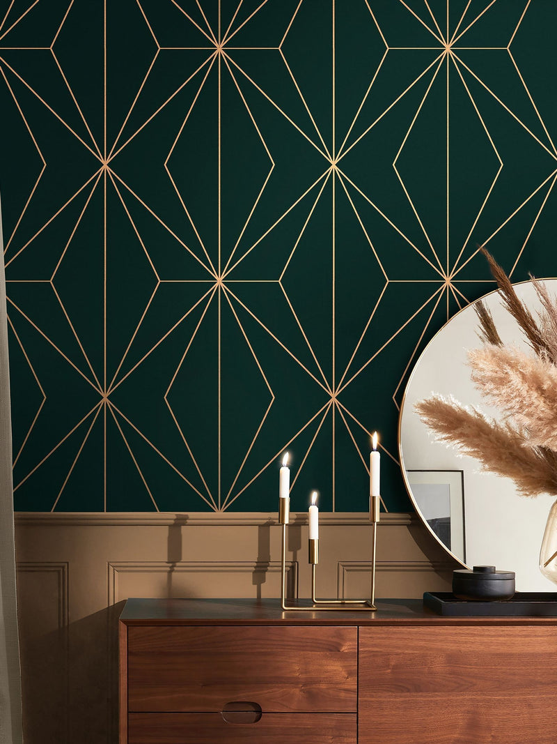Graham & Brown Emerald Harmony wallpaper sample A4 - British product
