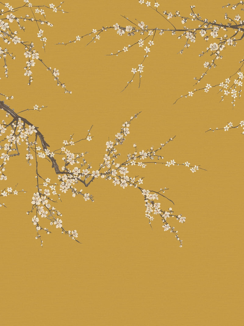 Graham & Brown Turmeric Sakura wallpaper sample A4 - British product