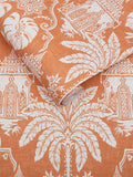 Graham & Brown Orange Imperial A4 wallpaper sample - British product
