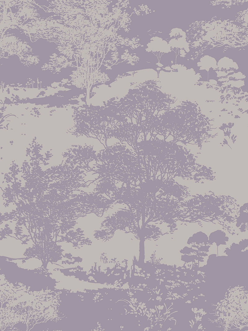 Graham & Brown Bluebell Meadow wallpaper sample - British product