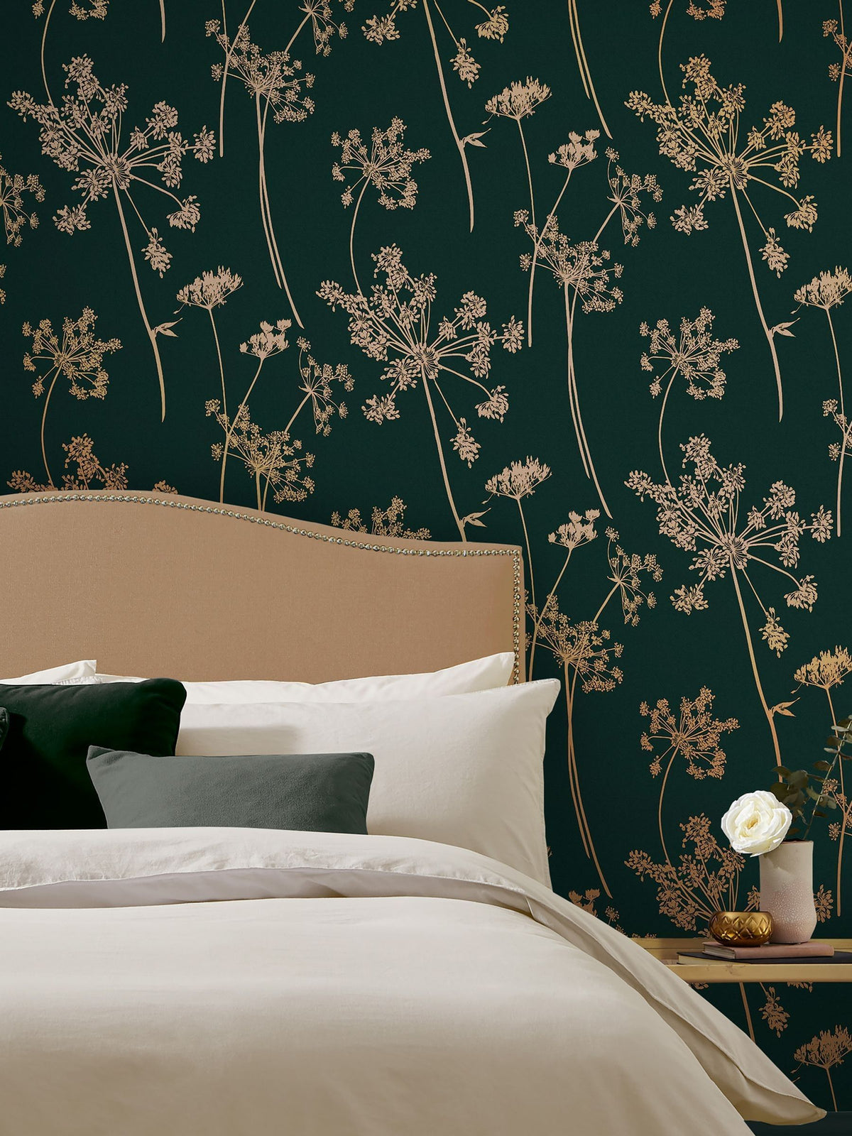 Graham & Brown wallpaper sample Emerald Anthriscus A4 - British product