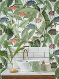 Graham & Brown Lush Aquarium wallpaper sample A4 - British product