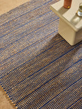 MADE.COM Blue Hurley Woven Jute Rug