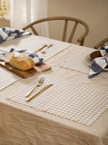 Yard natural barton check placemats set of 4 - British product