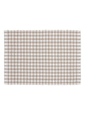 Yard natural barton check placemats set of 4 - British product
