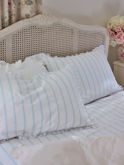 Next Shabby Chic by Rachel Ashwell® Set of 2 Blue Cabana Stripe Pillowcases- Buy online at McGrocer
