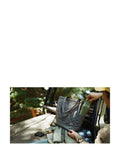 Herschel green heritage quilted capsule tote bag, imported from the UK