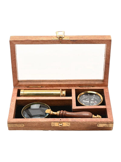 Next Harvey Makin Telescope Compass Magnifying Glass Set- Buy online at McGrocer
