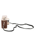 Widdop Brown camera hip flask 11oz - British product