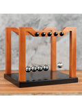 Widdop Brown wooden Newton's Cradle 16 x 18cm, imported from the UK