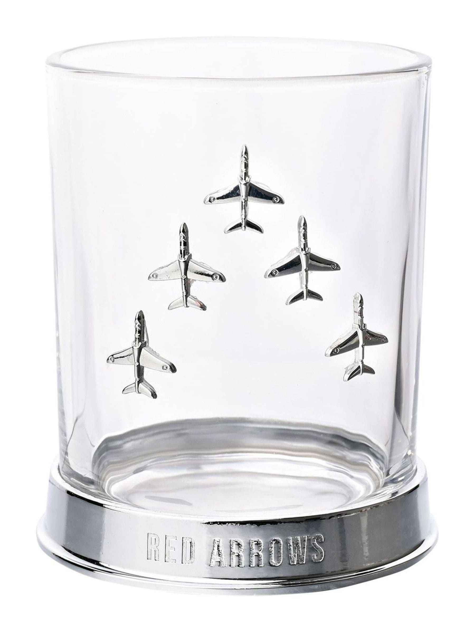 Widdop RAF Red Arrows whiskey tumbler, imported from the UK