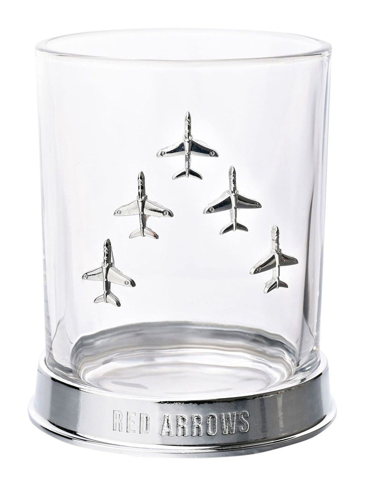 Widdop RAF Red Arrows whiskey tumbler, imported from the UK
