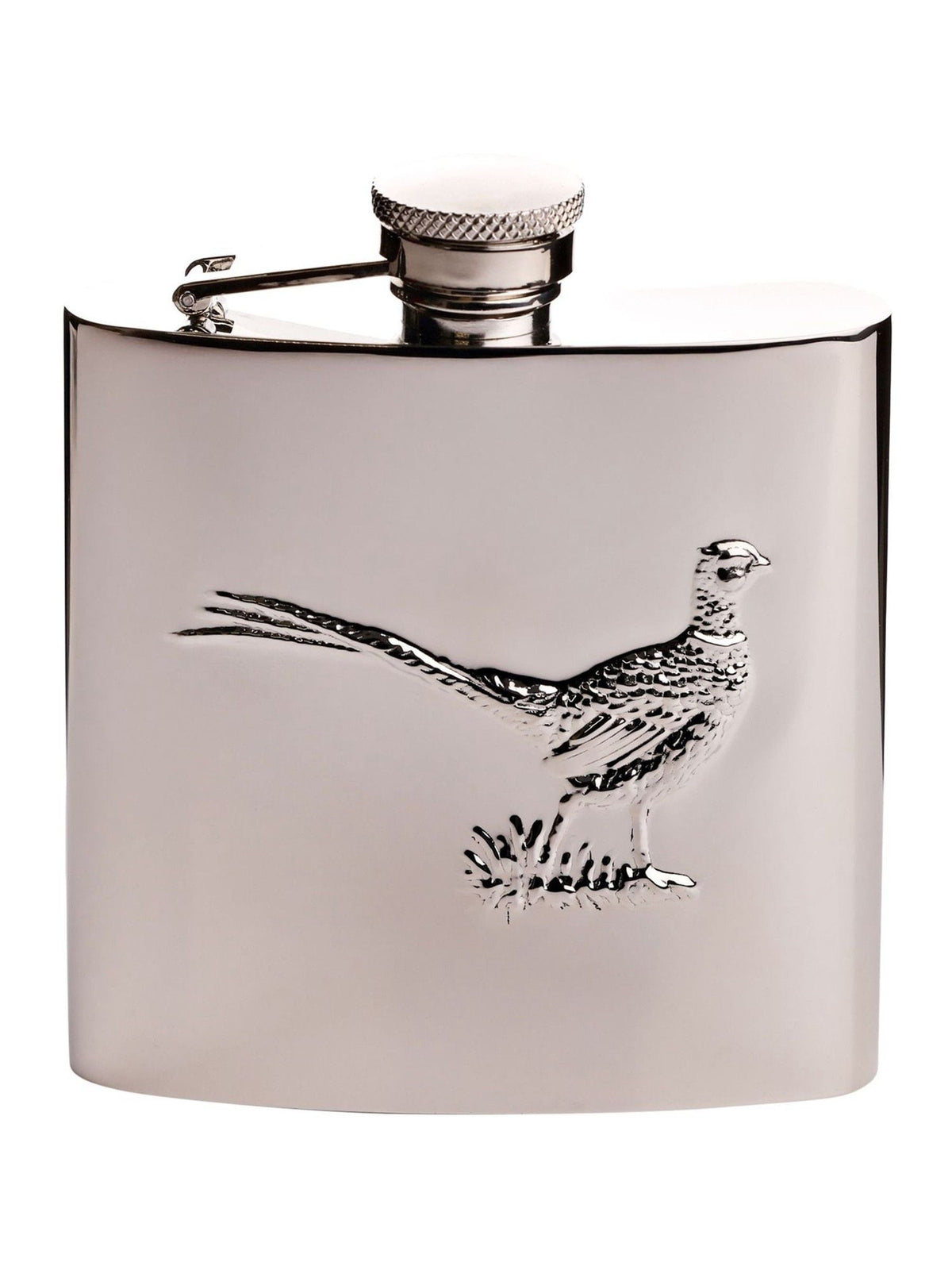 Harvey Makin classic pheasant hip flask (British brand)