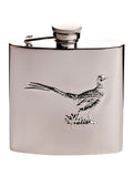 Harvey Makin classic pheasant hip flask (British brand)