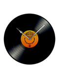 Widdop Black Harvey Makin Glass Wall Clock 30cm Record