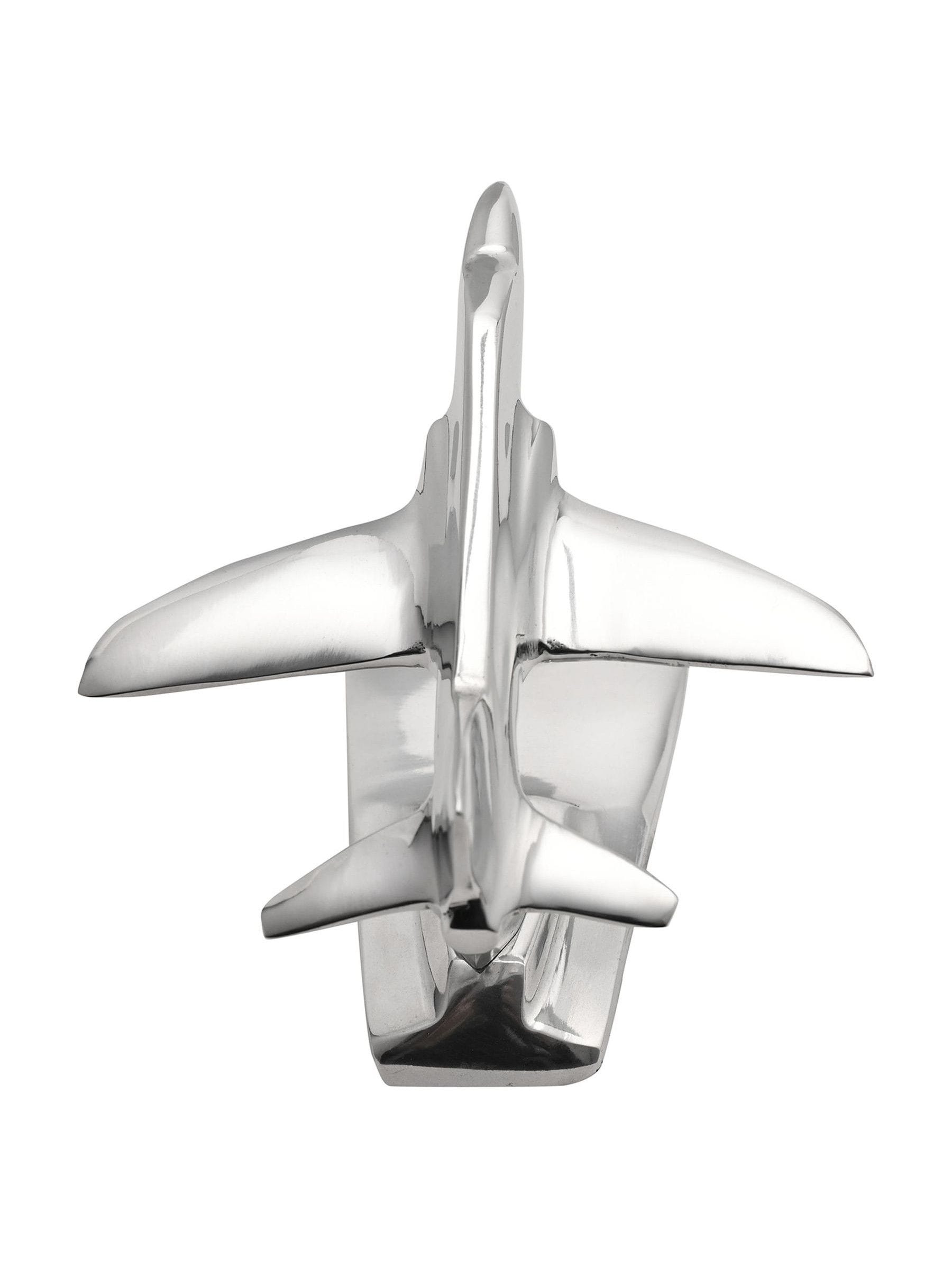 HARVEY MAKIN 6-inch metal Typhoon aircraft model, silver finish (British brand)