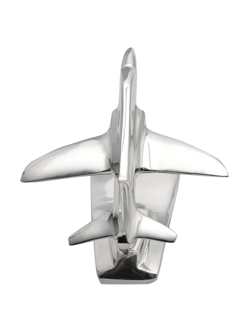HARVEY MAKIN 6-inch metal Typhoon aircraft model, silver finish (British brand)