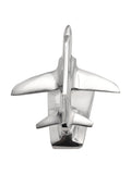 HARVEY MAKIN 6-inch metal Typhoon aircraft model, silver finish (British brand)