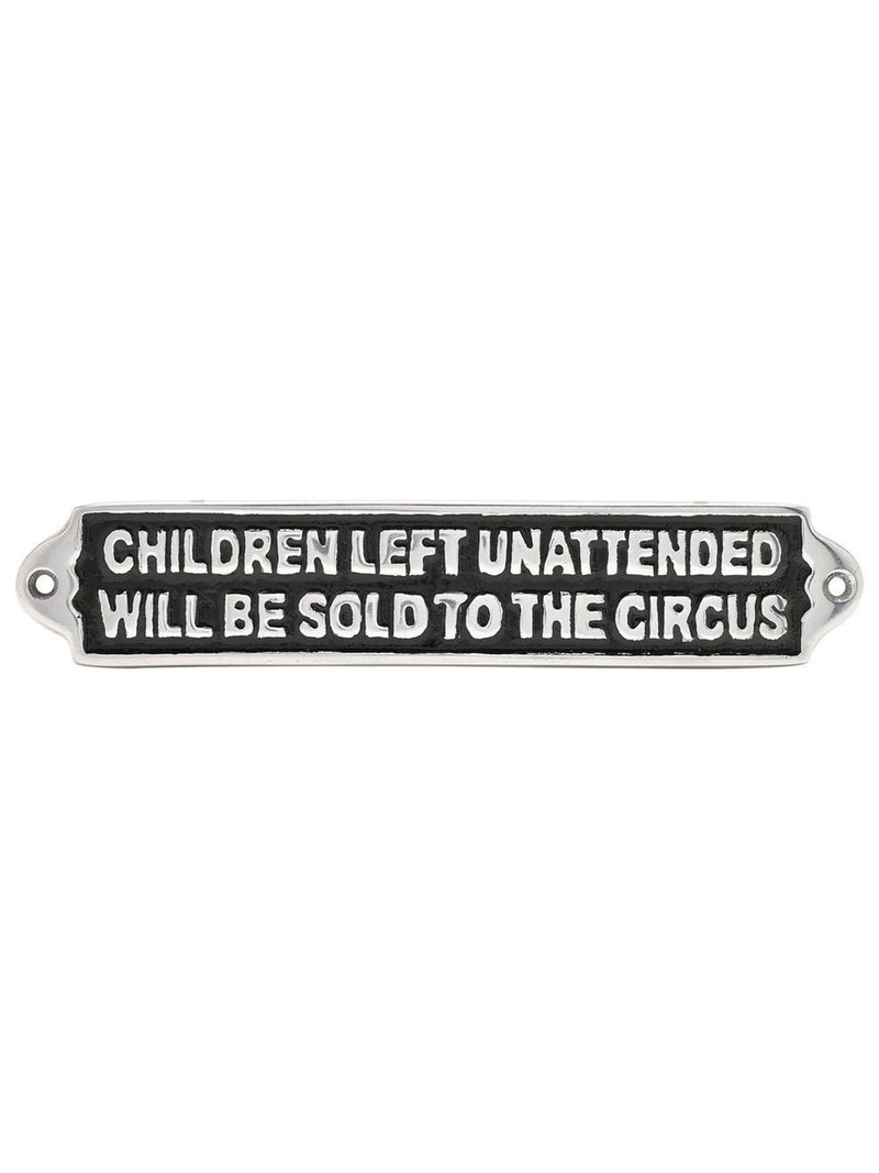 Harvey Makin children left metal sign 24cm, UK version