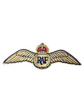Harvey Makin RAF wings aluminium plaque, UK version
