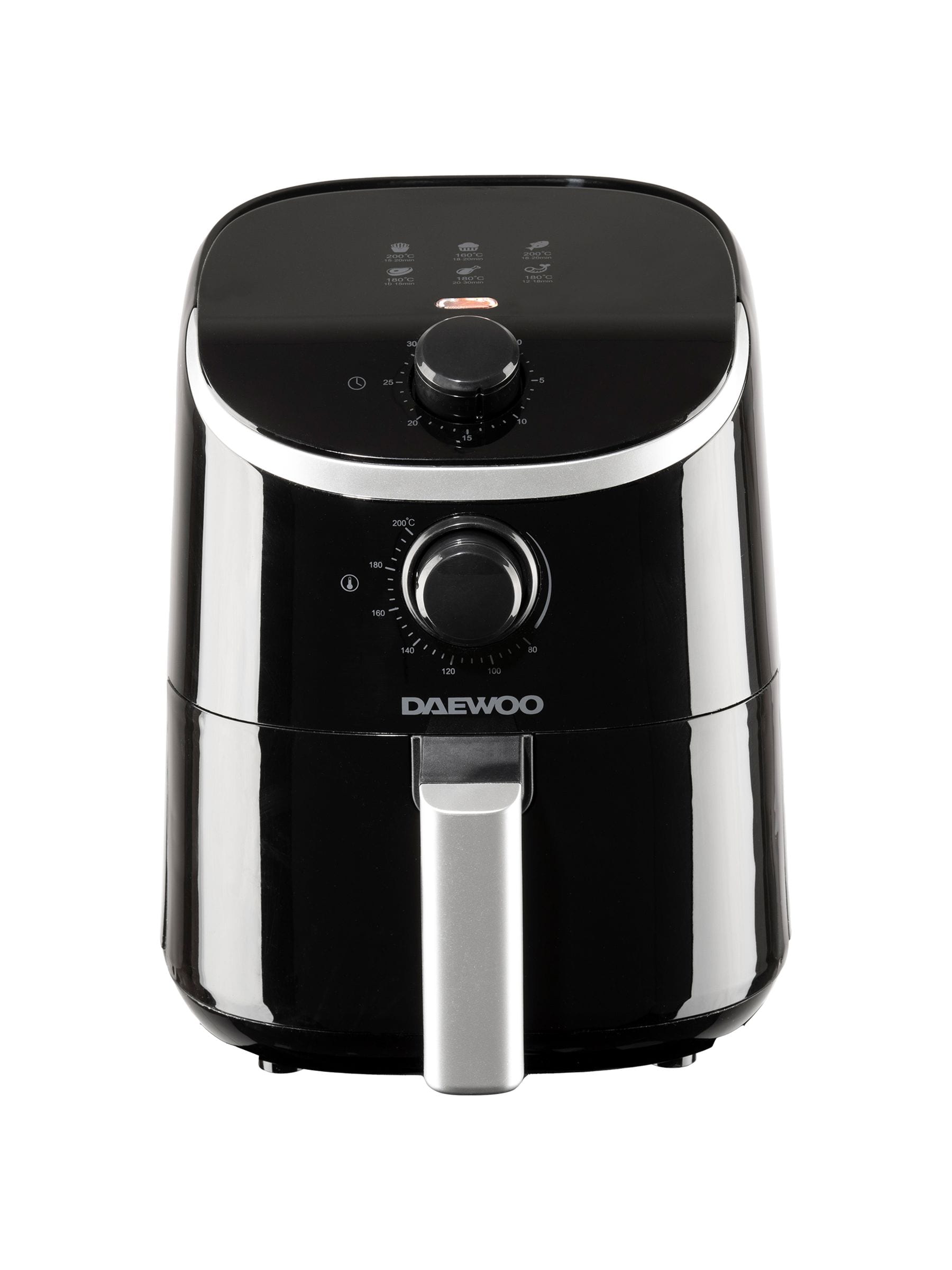 Daewoo Black 2L Single Pot Air Fryer