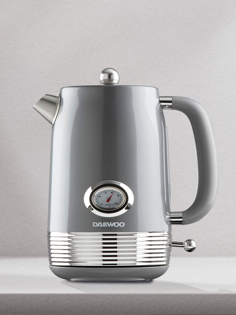 Daewoo Grey Denver 1.5L kettle - British product