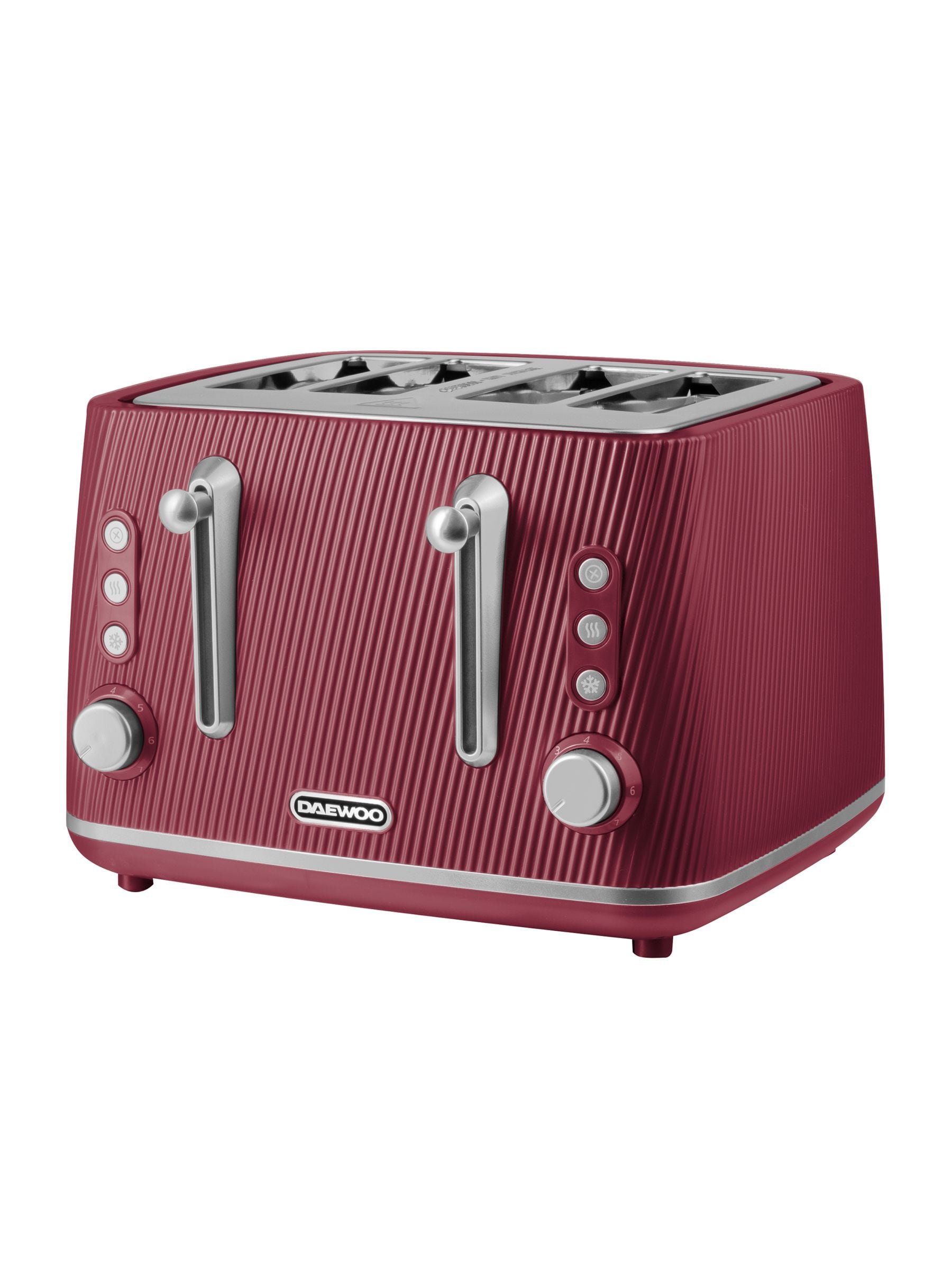 Daewoo Ruby Cascade 4 slice toaster - British product