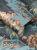 Graham & Brown Navy Edo Toile wallpaper 10M - British product