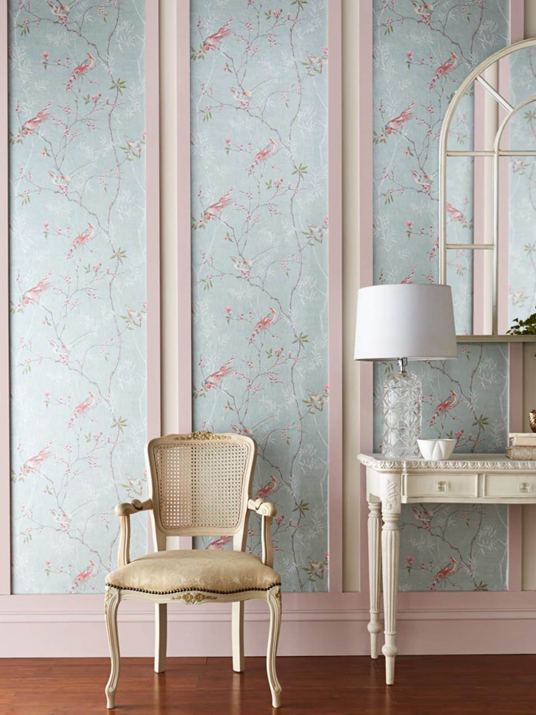 Graham Brown Duck Egg Tori wallpaper 10m - British product
