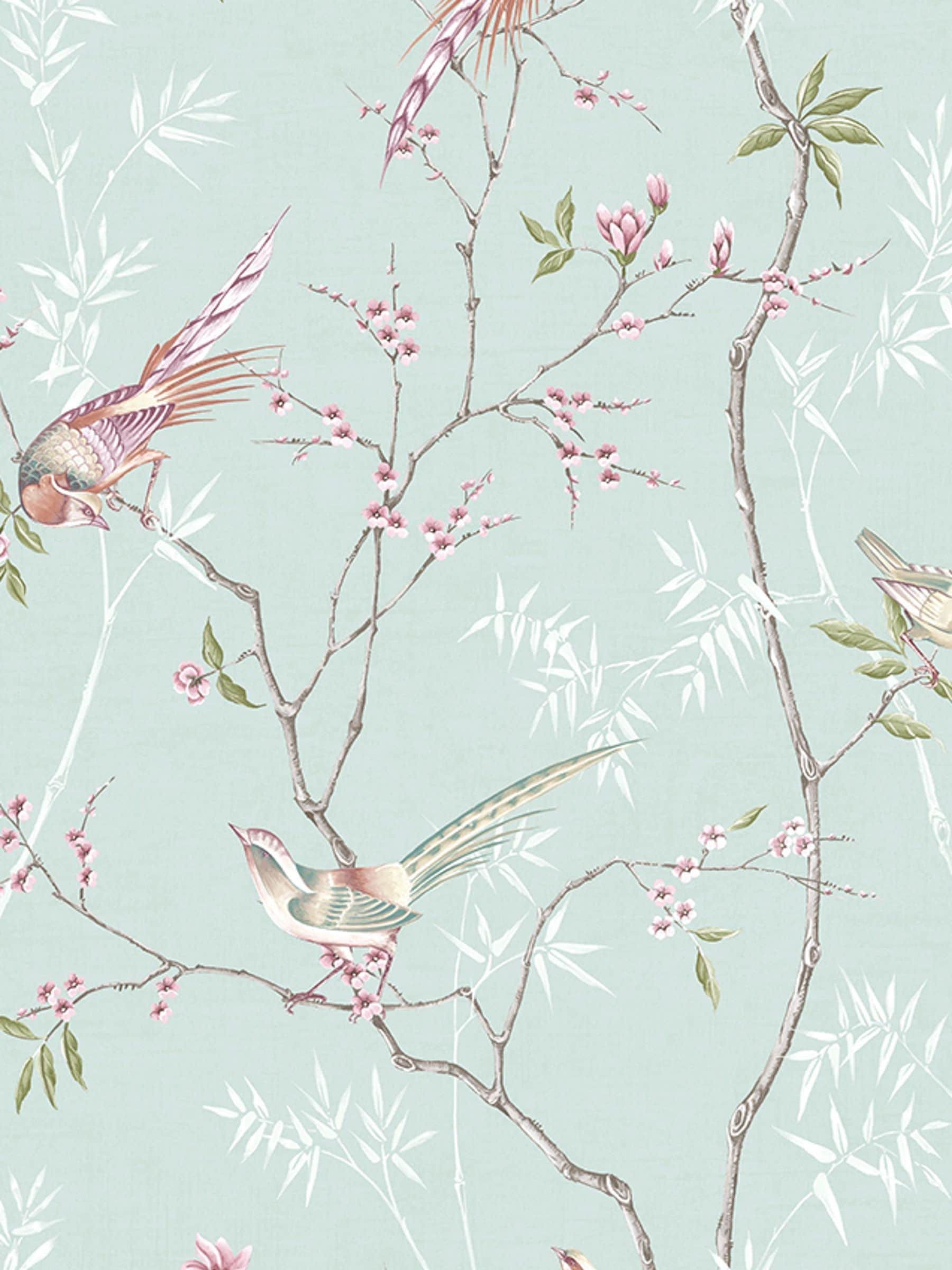 Graham Brown Duck Egg Tori wallpaper 10m - British product