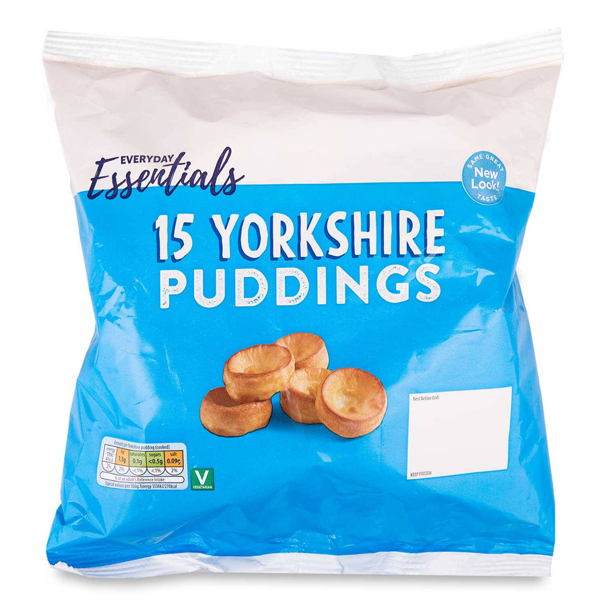 Frozen Yorkshire puddings 15 pack, UK version