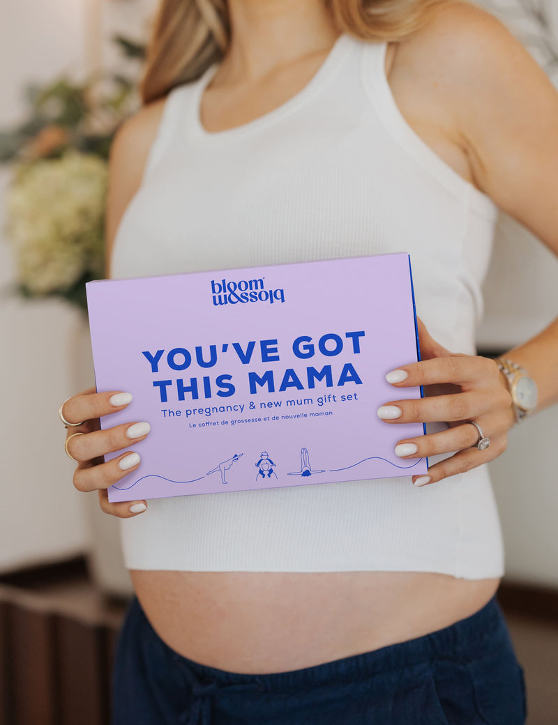 Bloom and Blossom pregnancy and new mum gift set, UK version