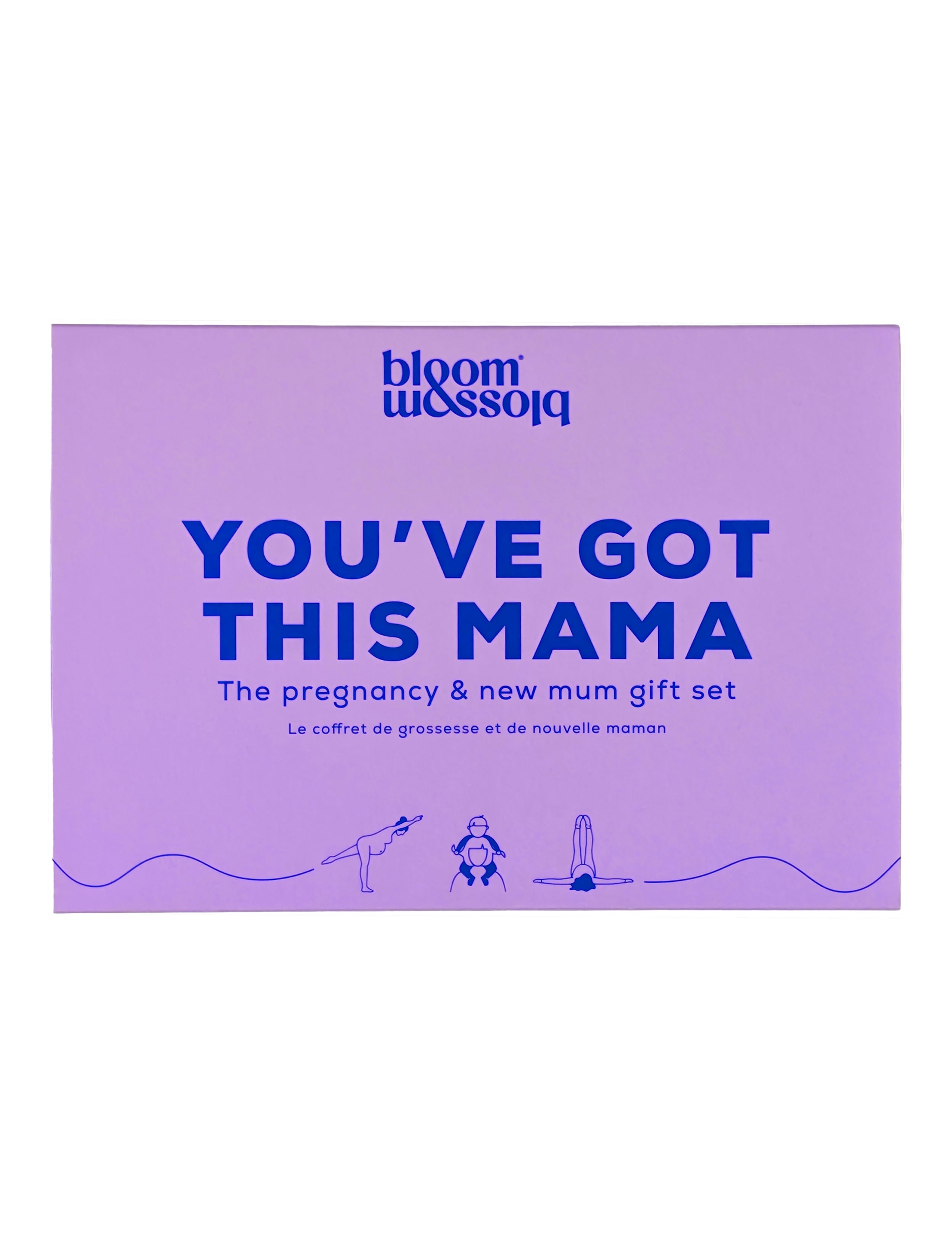 Bloom and Blossom pregnancy and new mum gift set, UK version