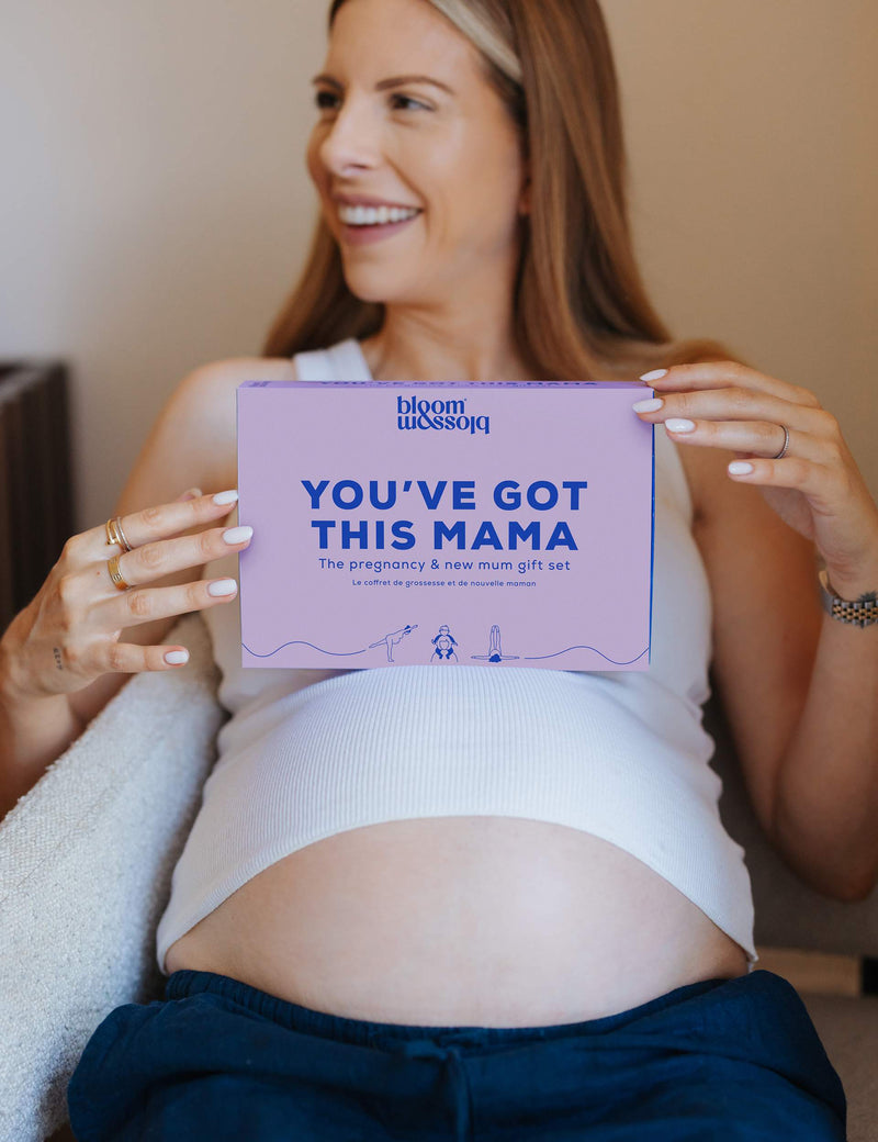 Bloom and Blossom pregnancy and new mum gift set, UK version