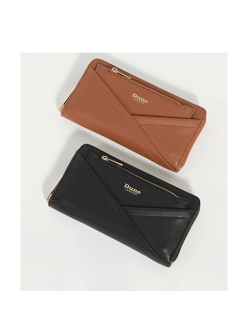 Dune London zip around purse with card slots, imported from the UK