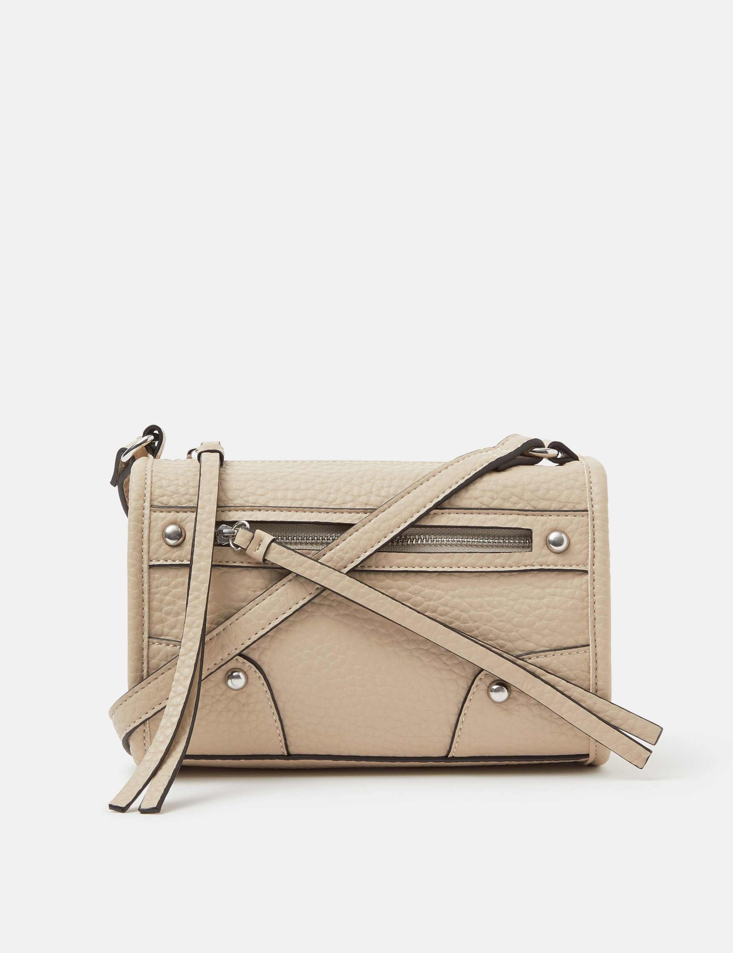 Accessorize zip detail cross body bag - British product