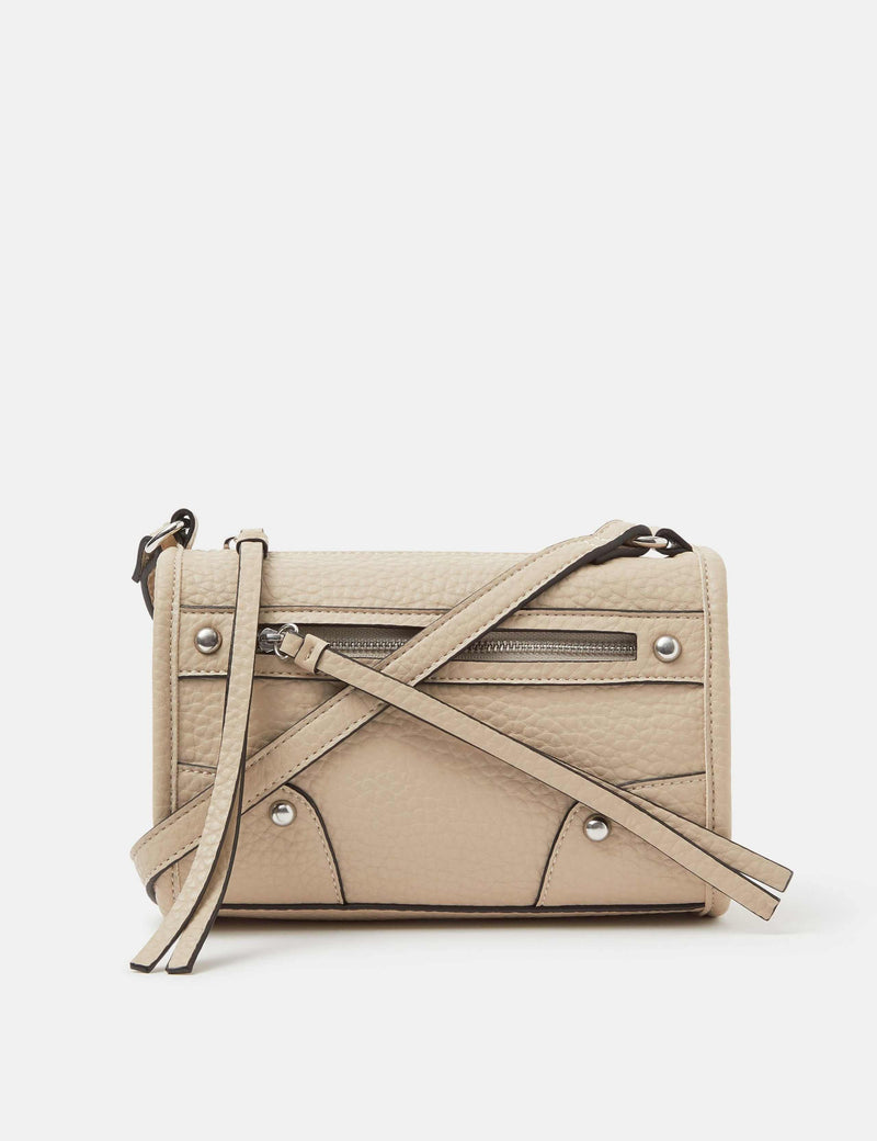 Accessorize zip detail cross body bag - British product