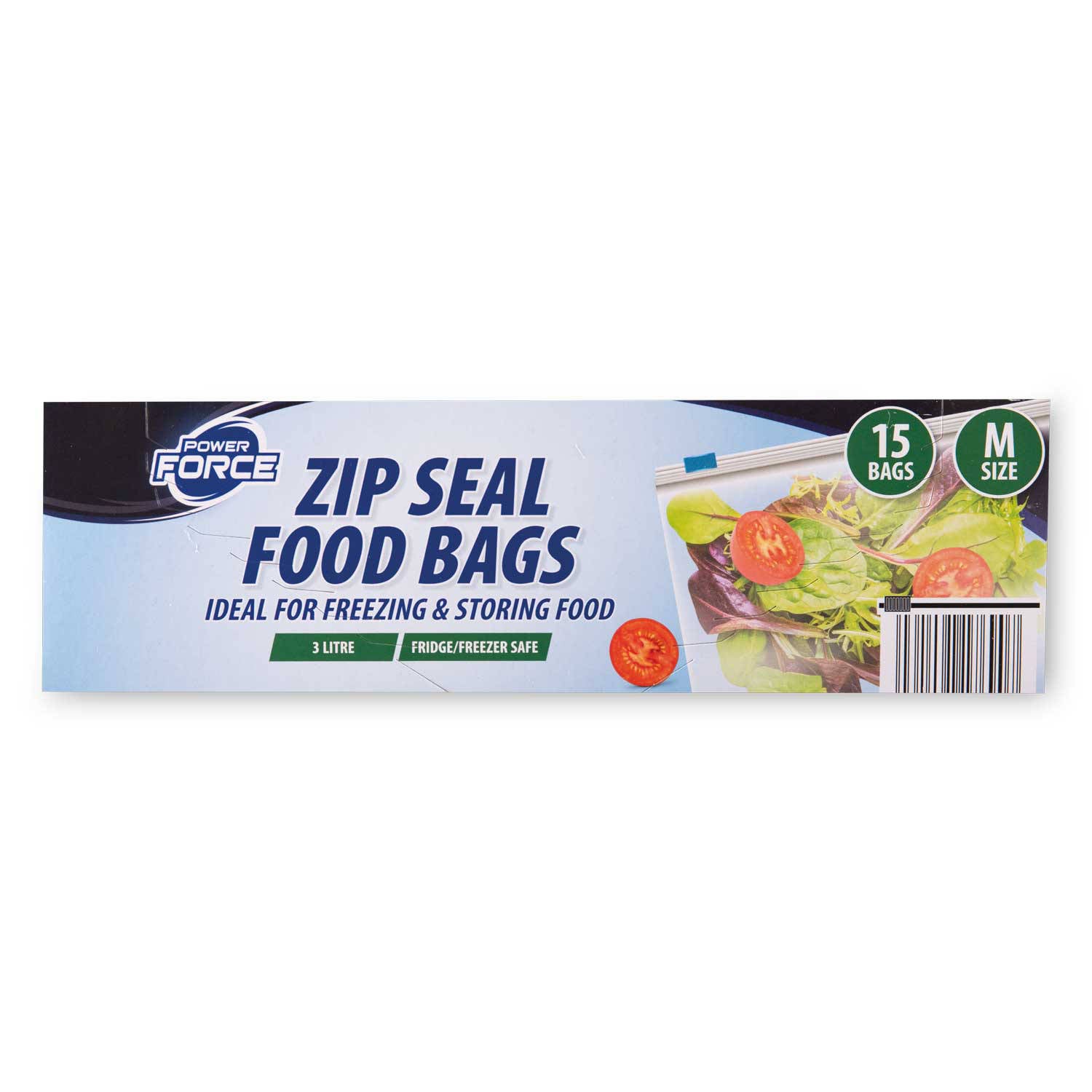 Zip Seal small resealable food bags 1L 20 pack, UK version